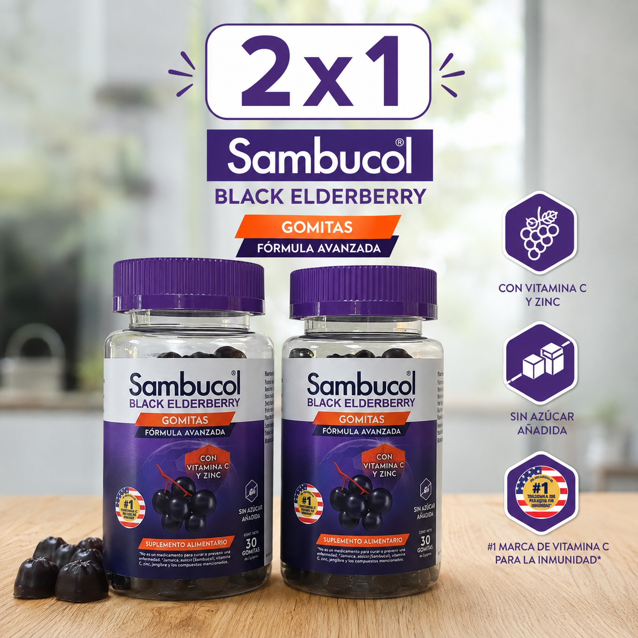 Pack Sambucol 2X1