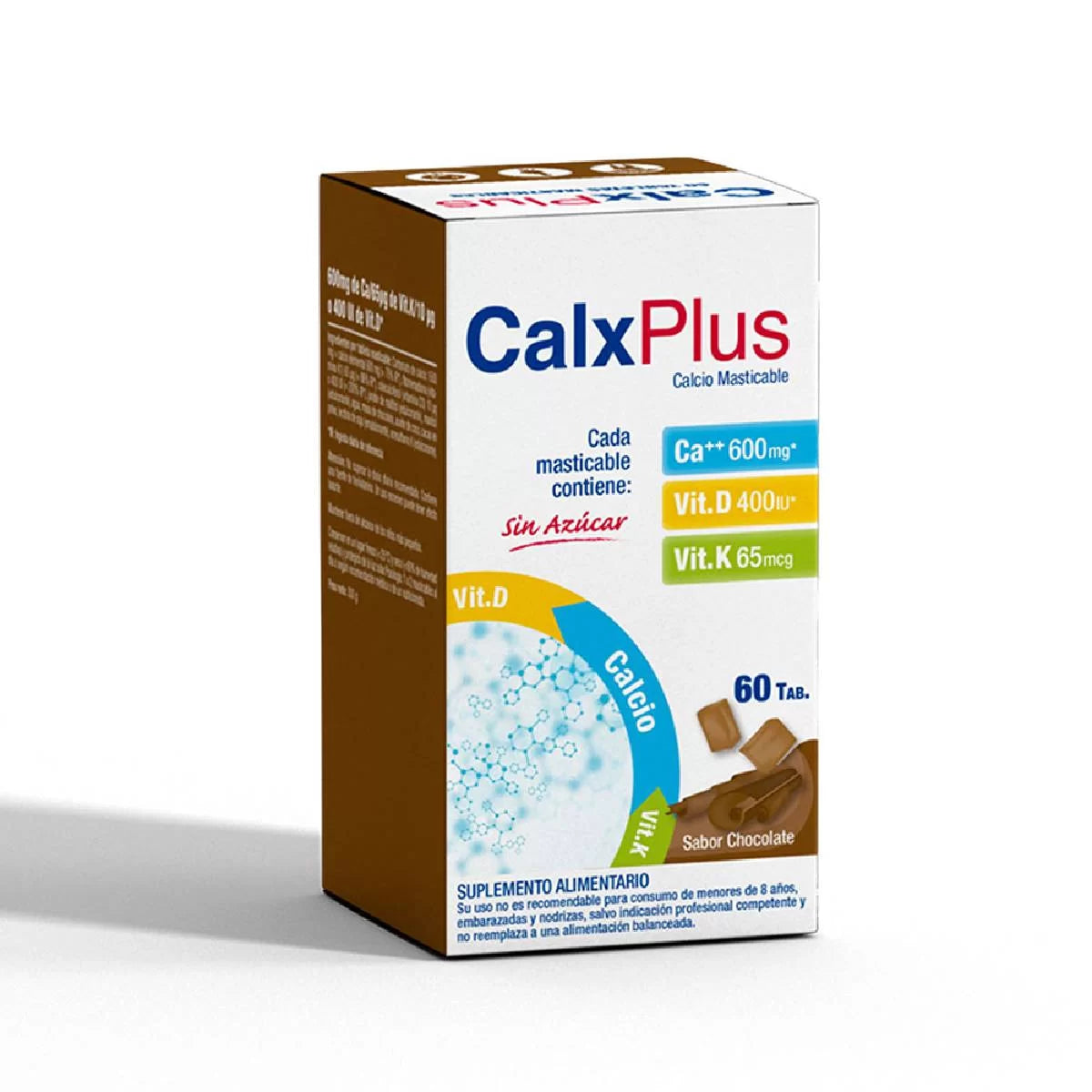 CalxPlus® Chocolate – 60 Comprimidos masticables