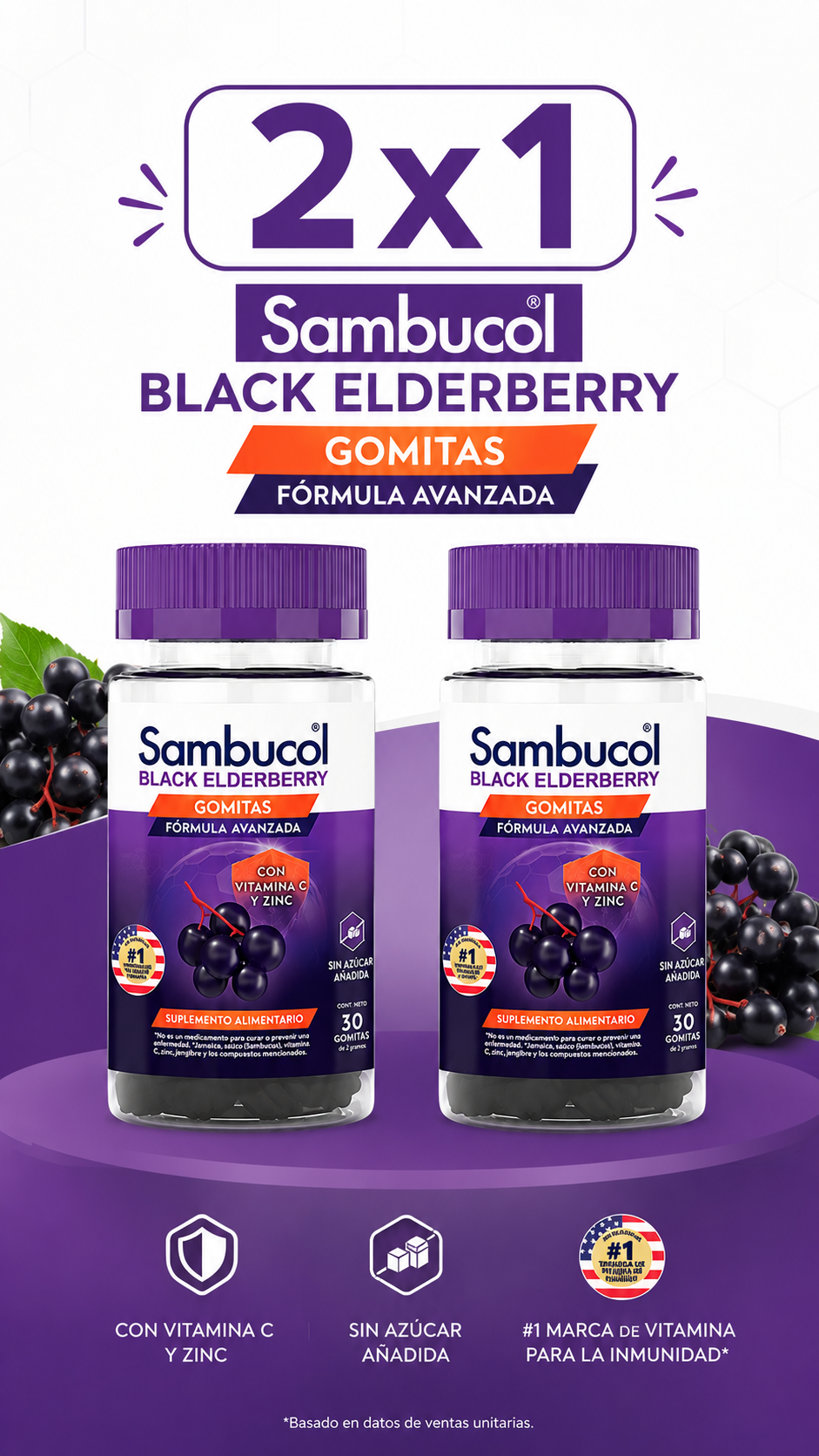 Pack Sambucol 2X1