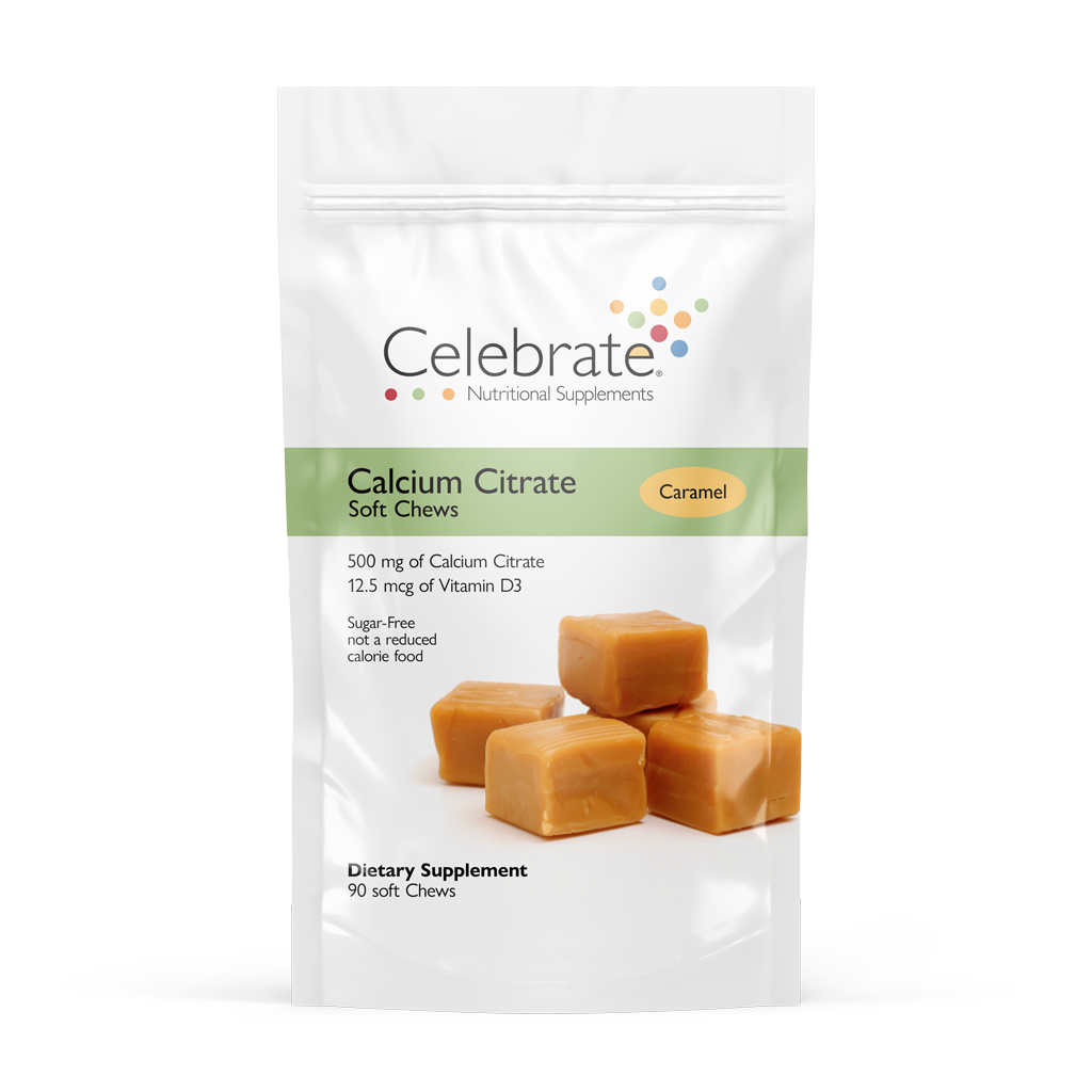 Calcio Masticable Suave Caramel