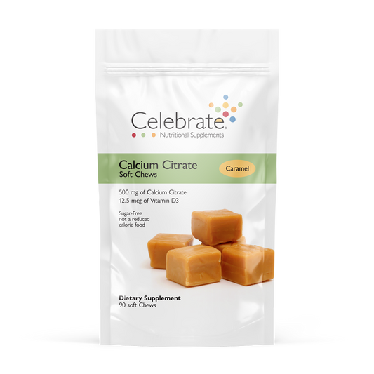 Calcio Masticable Suave Caramel