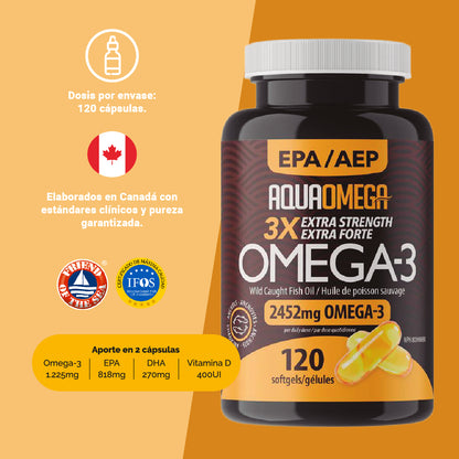Omega 3 - Aqua Omega - 3X extra forte
