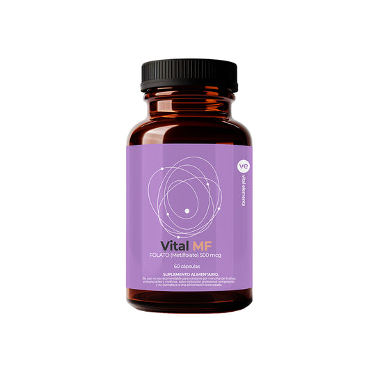 Vital MF -  Metilfolato 500 mcg 60 Cápsulas