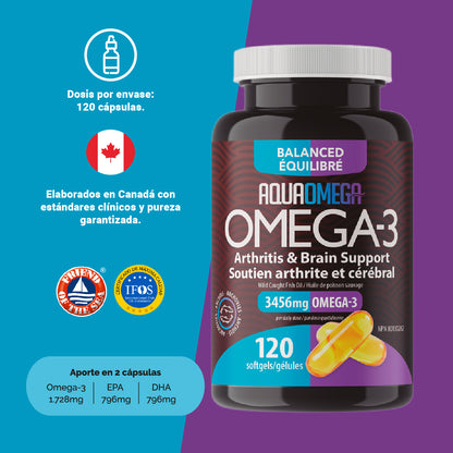 Omega 3 - Aqua Omega - BALANCED alto EPA y alto en DHA