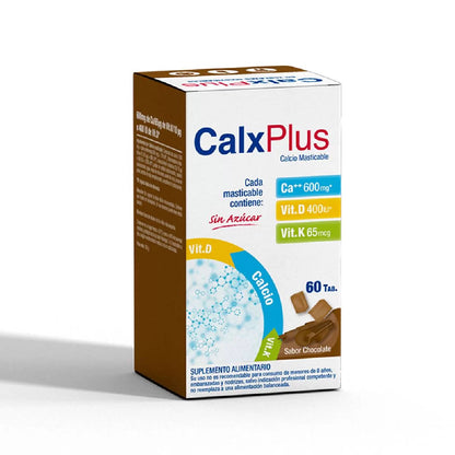 CalxPlus® Chocolate – 60 Comprimidos masticables