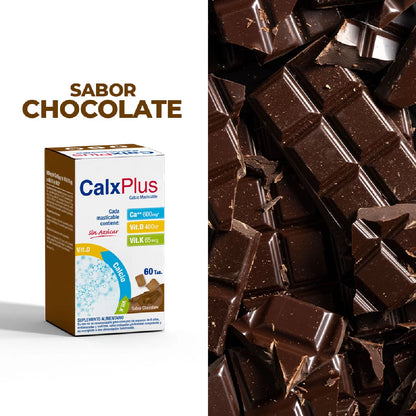 CalxPlus® Chocolate – 60 Comprimidos masticables