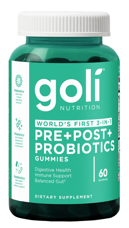 Gomitas Prebióticos + Postbióticos + Probióticos - GOLI