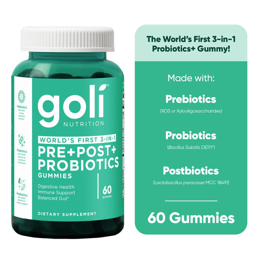 Gomitas Prebióticos + Postbióticos + Probióticos - GOLI