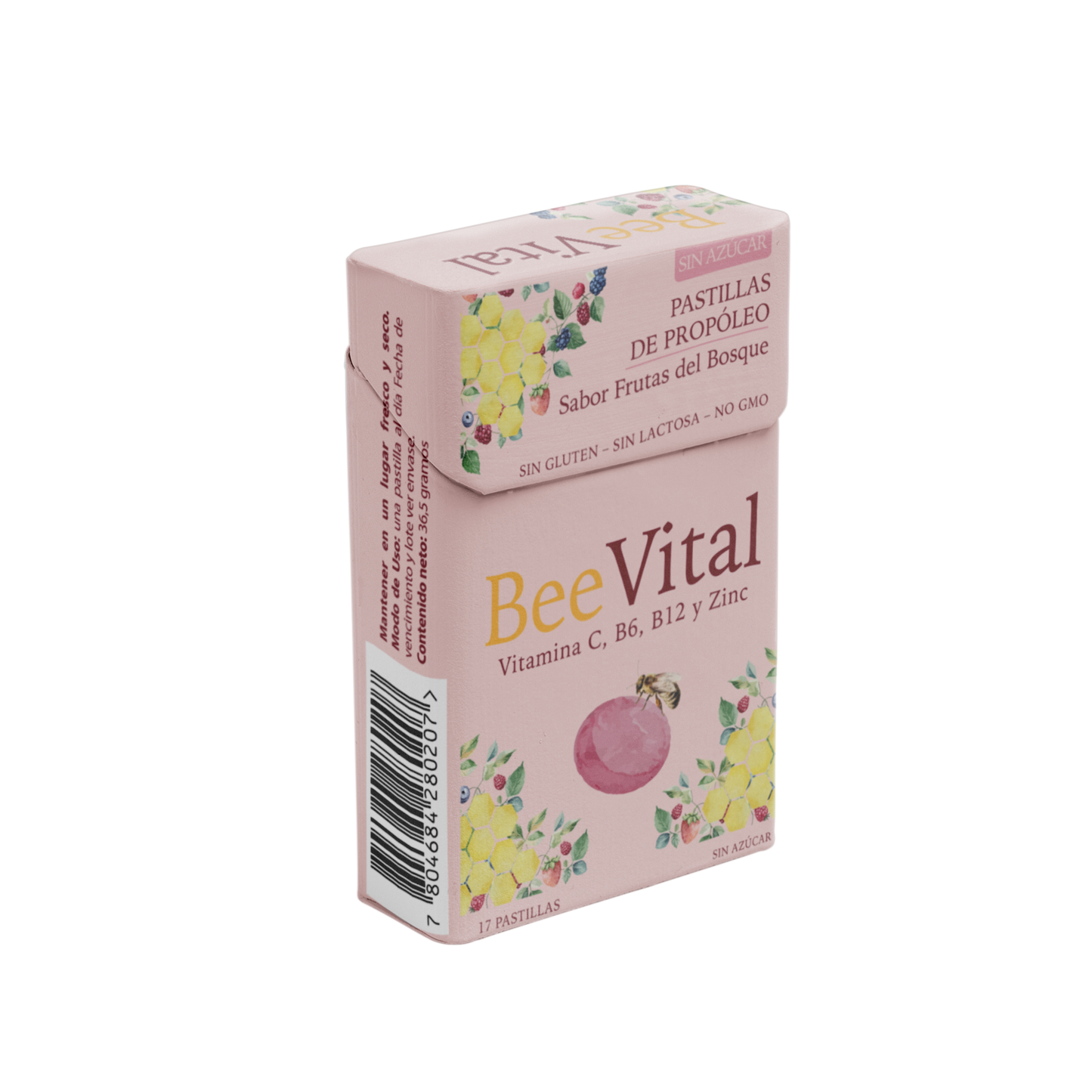 Bee Vital® Pastillas de Propóleo Frutas del Bosque | Vitamina C + Zinc