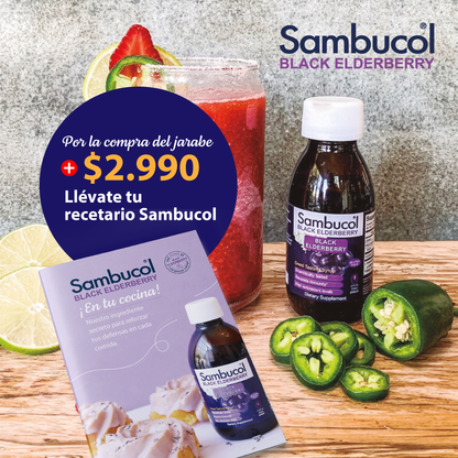 Recetario Sambucol – Ideas saludables con jarabe de sauco negro