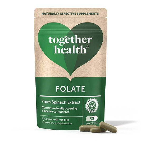 Folato en cápsulas Together Health