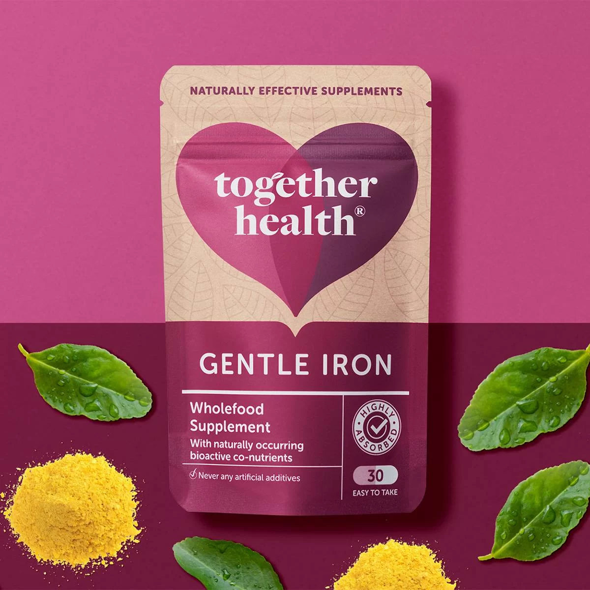 Suplemento de hierro vegano Together Health