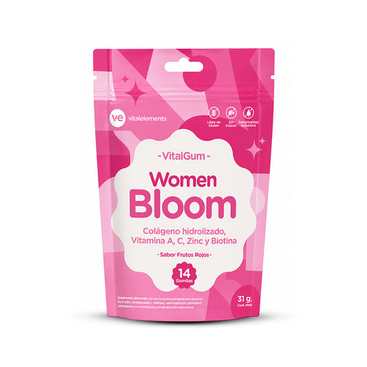 VitalGum Women Bloom | 14 Gomitas Sabor Frutos Rojos
