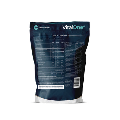 Vital One+ | Proteína, Fibra, Vitaminas y Minerales | 30 Porciones Sabor Vainilla Crema