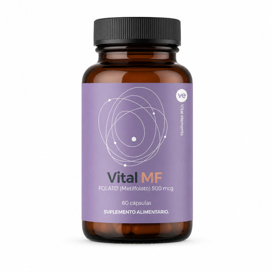 Vital MF -  Metilfolato 500 mcg 60 Cápsulas