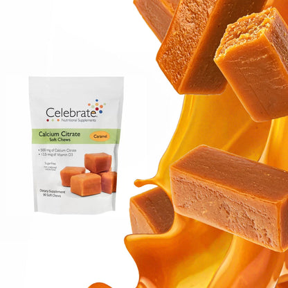 Calcio Masticable Suave Caramel