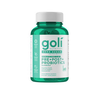 Gomitas Prebióticos + Postbióticos + Probióticos - GOLI (Sin Azúcar)
