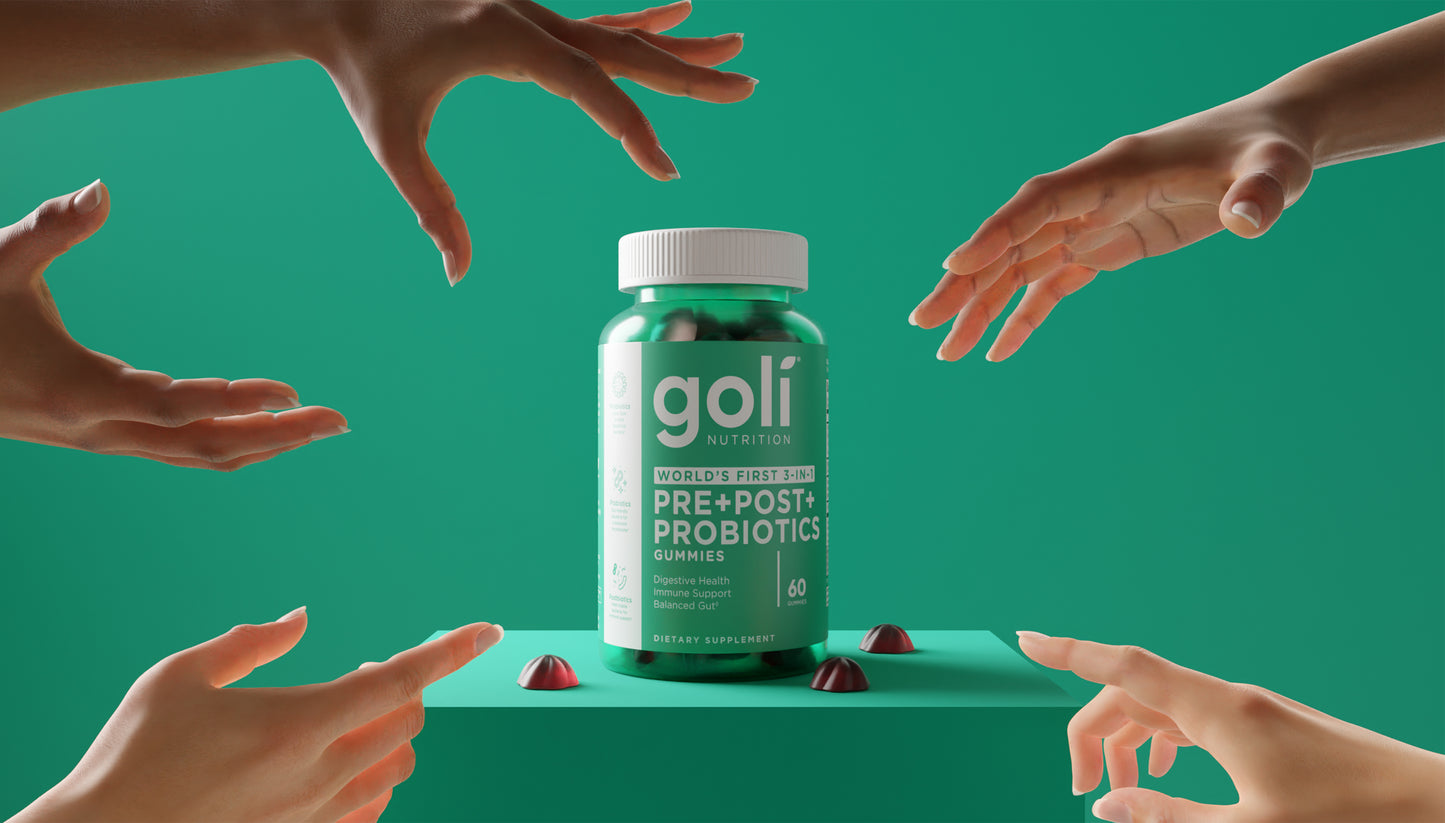 Gomitas Prebióticos + Postbióticos + Probióticos - GOLI