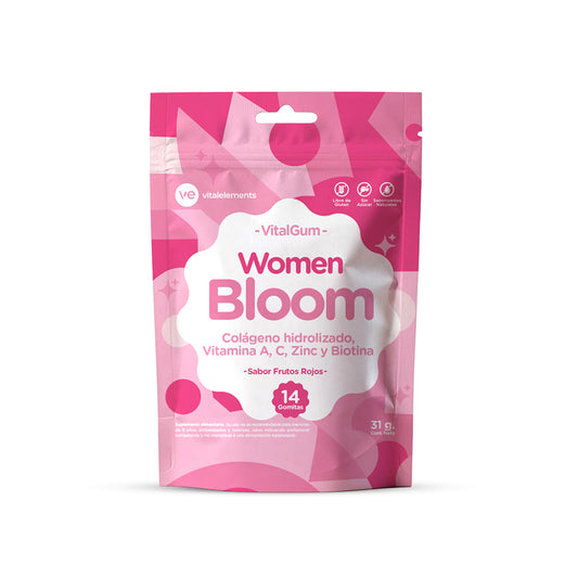 VitalGum Women Bloom | 14 Gomitas Sabor Frutos Rojos
